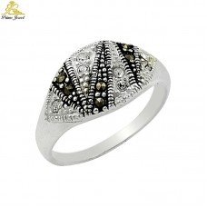 Gümüş Zirkon Taşlı Yüzük